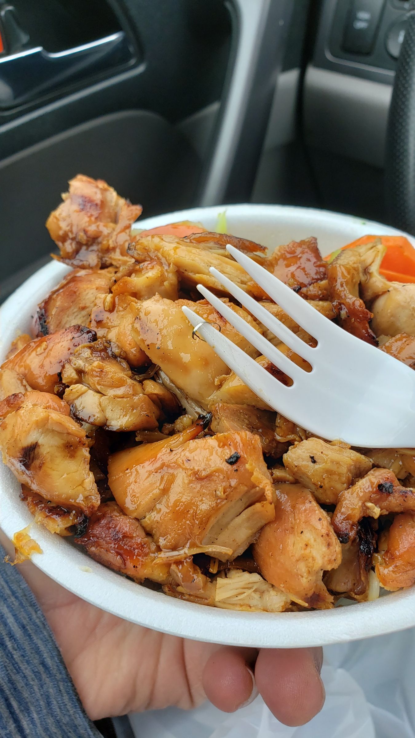 Teriyaki chicken bowl to go